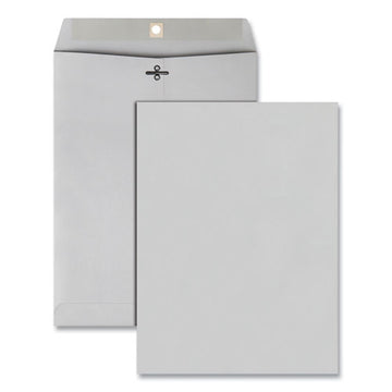 Quality Park™ Clasp Envelope, #90, Square Flap, Clasp-gummed Closure, 9 X 12, Executive Gray, 100-box freeshipping - TVN Wholesale